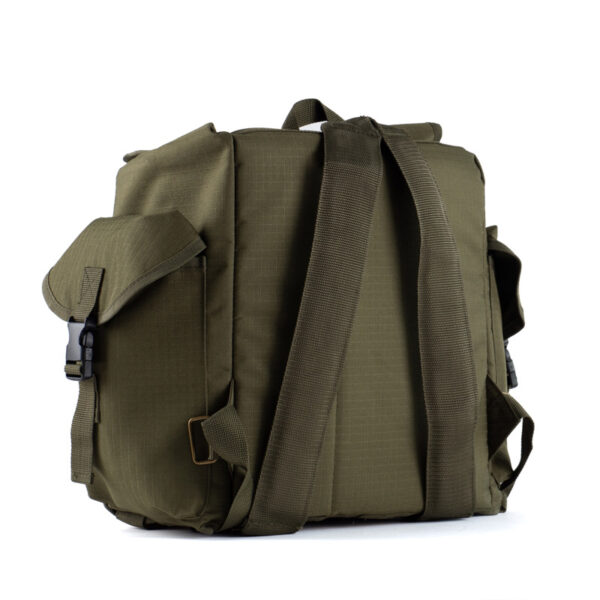 Zaino porta funghi in 600D Ripstop con cestino in vimini amovibile – 40x35 cm - immagine 2