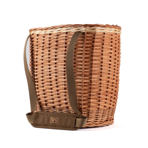 RNG-5m - Cesto porta funghi con  spallacci e telo copri cesto (mini) 13l -  30x31x22,5cm - immagine 2