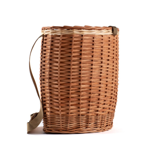 RNG-5m - Cesto porta funghi con  spallacci e telo copri cesto (mini) 13l -  30x31x22,5cm - immagine 3