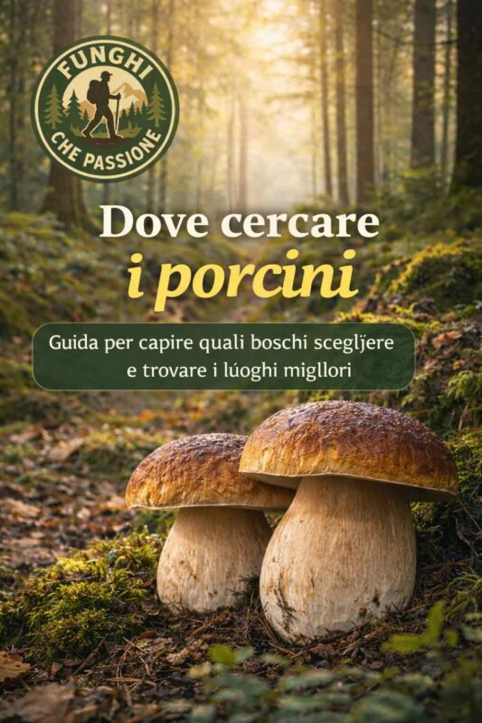 dove cercare i porcini